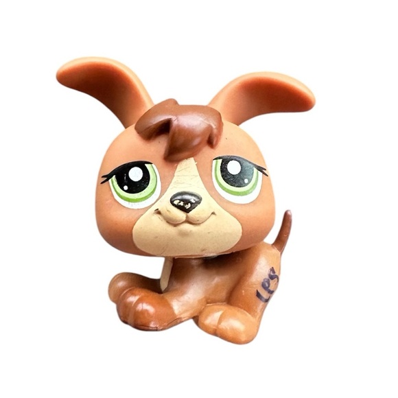 Littlest Pet Shop Brown Puppy Dog #1338 2009 - Picture 1 of 4